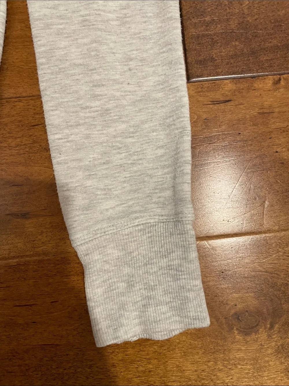 Athleta Girl Light Gray Open-Front Shawl Collar Cardigan